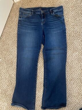 Kut from the Kloth Women's Dark Indigo Flare Jeans